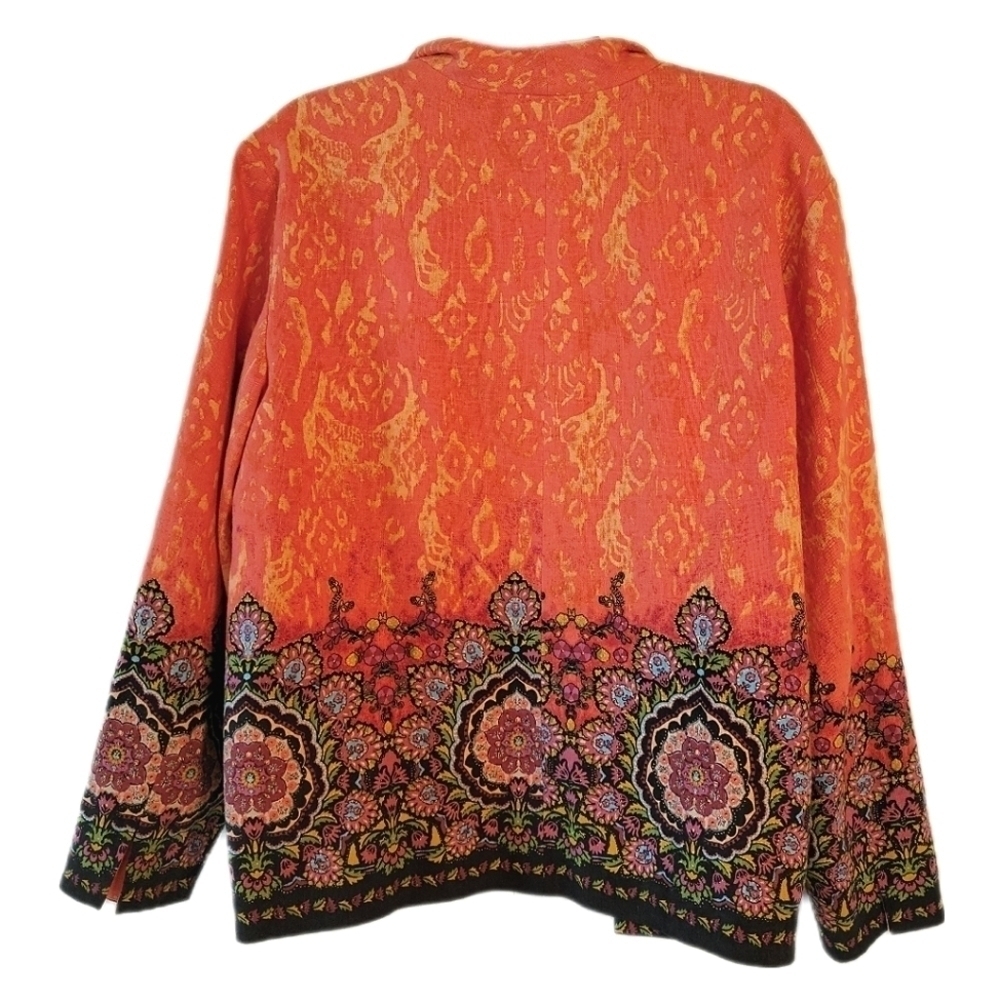 Coldwater Creek Boho Desgin Open Front Blazer - Picture 3 of 8